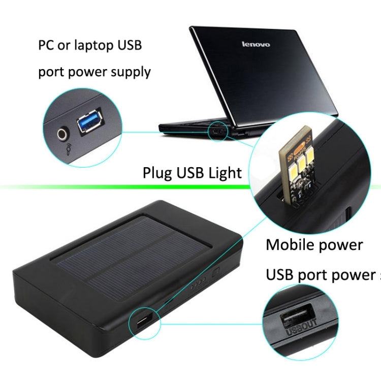 Portable Double Sided USB Touch Light with 6pcs LED