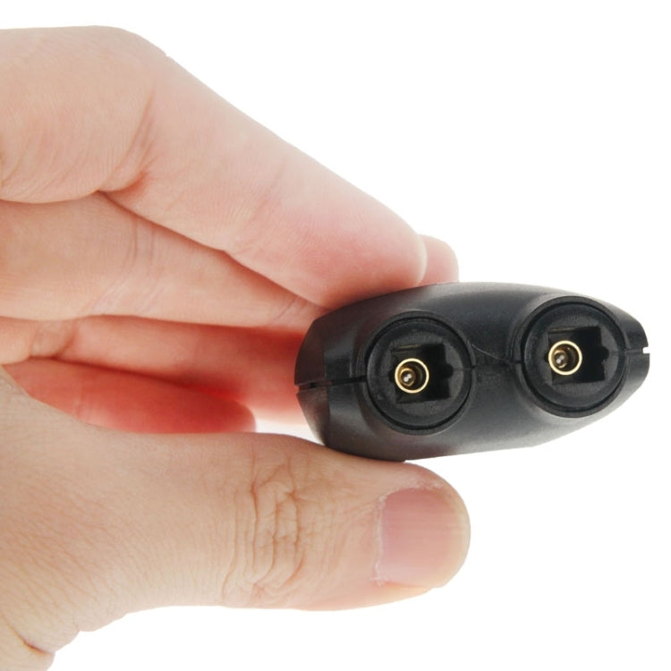 Digital Toslink Optical Fiber Audio Splitter 1 to 2 Adapter Converter