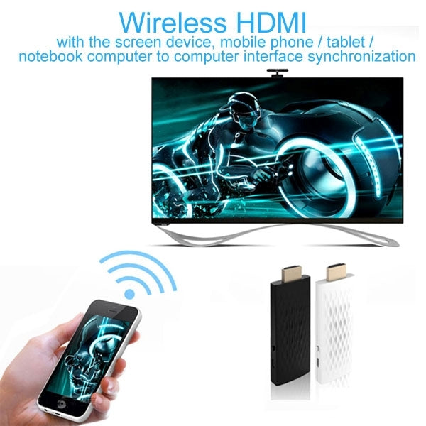 Wifi HDMI Miracast DLNA Display Dongle for iPhone iOS / Android Smartphone, CPU: ARM Cortex A9 Single Core 1.2GHz, Support WIFI + HDMI