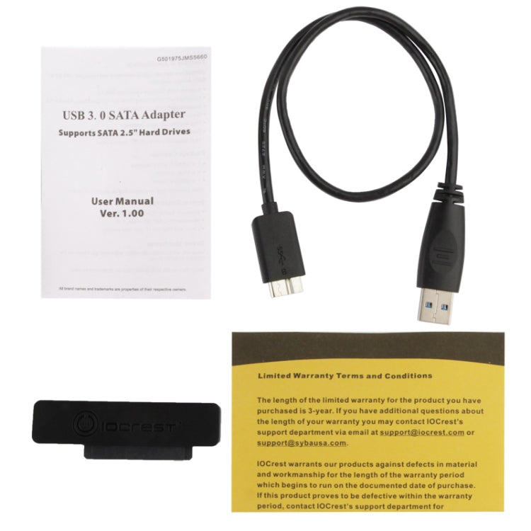 3G High Speed USB 3.0 to SATA 22 Pin 2.5 inch HDD Adapter Cable, Length: 40cm