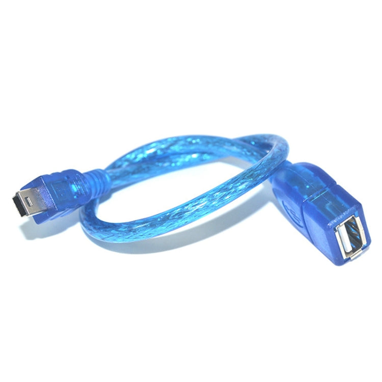 USB 2.0 AF TO mini 5pin cable, Length: 25cm