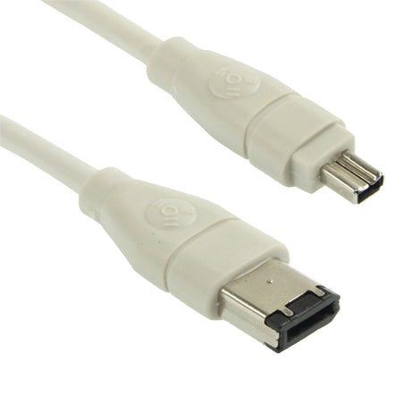 Firewire 6 Pin to 4 Pin Lead IEEE 1394 DV Out Cable, Length: 5m