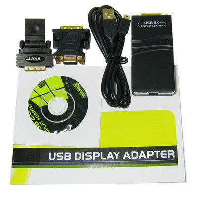 USB 2.0 to VGA, DVI, HDMI Adapter