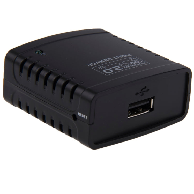 Networking USB 2.0 LPR Print Server (Share LRP Printers, USB Devices Over Wired Ethernet or a Wireless Networking)(Black)