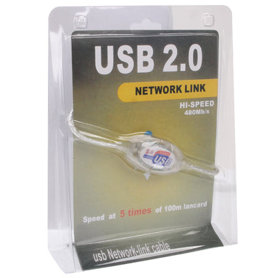 USB 2.0 Data Link & Network Link Cable, Length: 1.7m