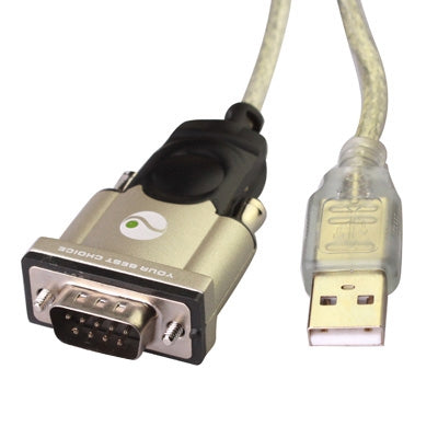 USB 2.0 to RS-232 Male Cable, Length: 1.5m