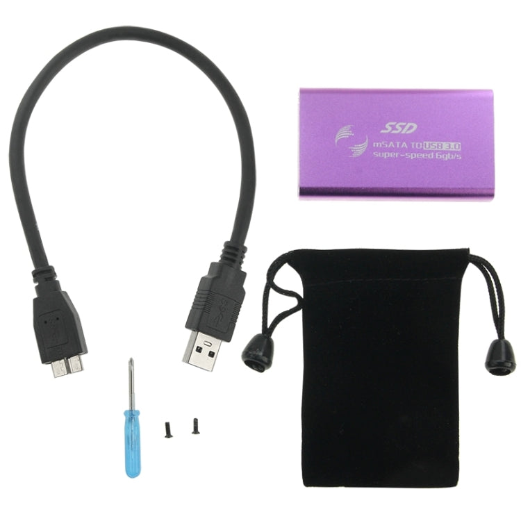 6gb/s mSATA Solid State Disk SSD to USB 3.0 Hard Disk Case