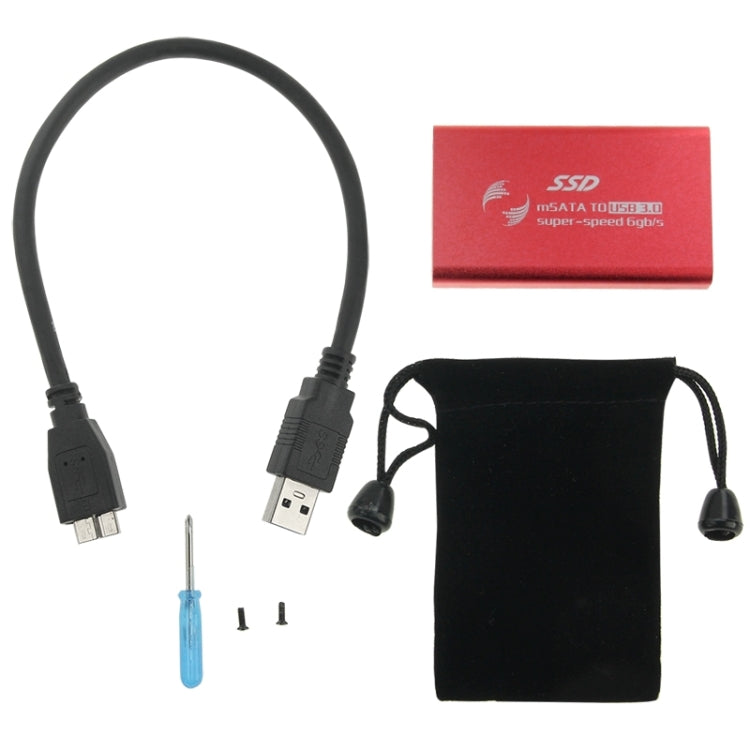 6gb/s mSATA Solid State Disk SSD to USB 3.0 Hard Disk Case