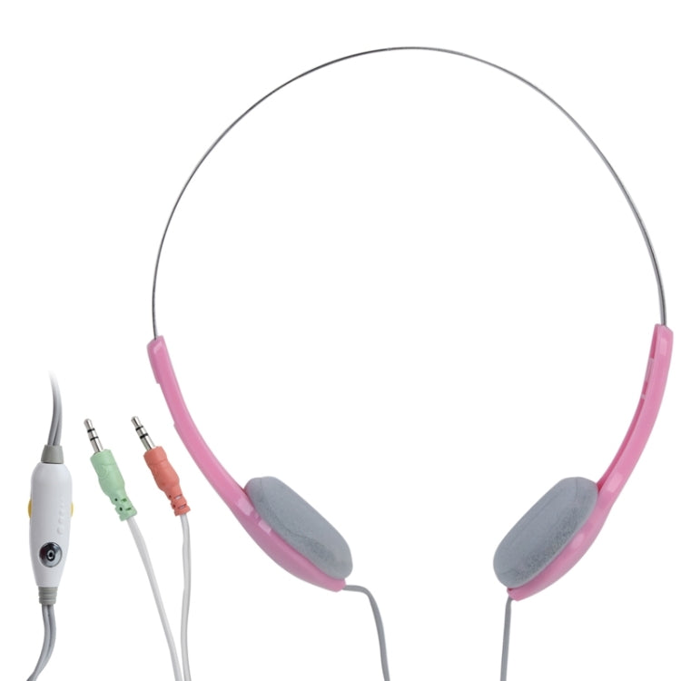 LUPUSS Universal Stereo Headset with Volume Control for Computer, Cable Length: about 2m