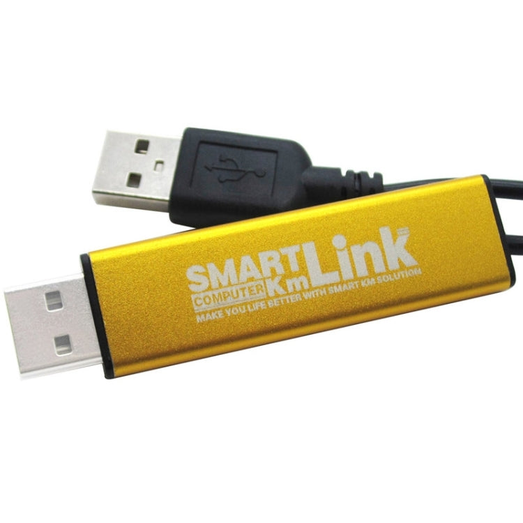 A820 USB Intelligent Computer Data Link, Support File Sharing & High Speed Data Transmission & Keyboard and Mouse Operation Device, Length: 110cm (Yellow + Black)