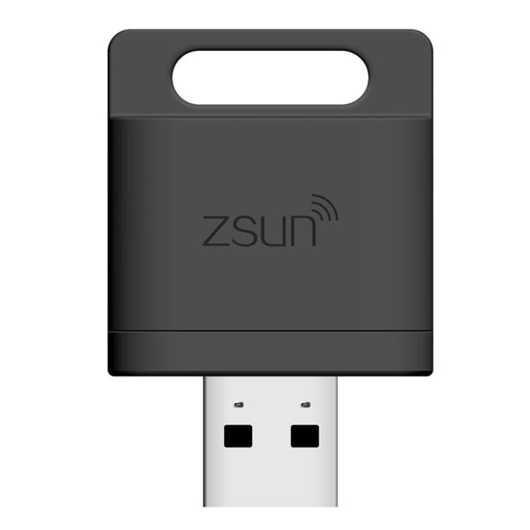 ZSUN Wifi Wireless Smart Card Reader for iPhone, Android Phone, Windows PC, Support 128GB TF Card
