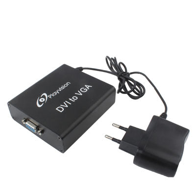 DVI to VGA Converter Box(Black)