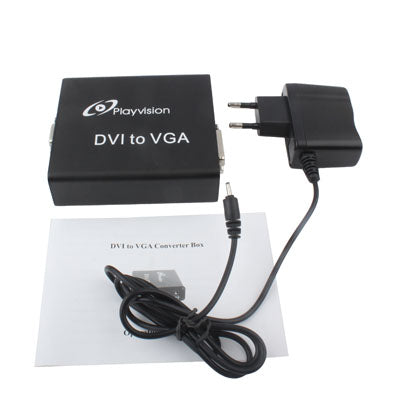 DVI to VGA Converter Box(Black)
