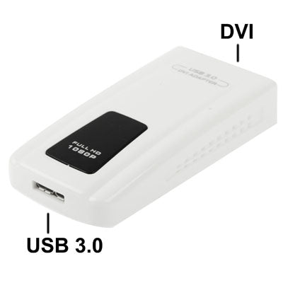 USB 3.0 to DVI / VGA / HDMI Adapter, Support Full HD 1080P, Expandable up to 6 Display Units