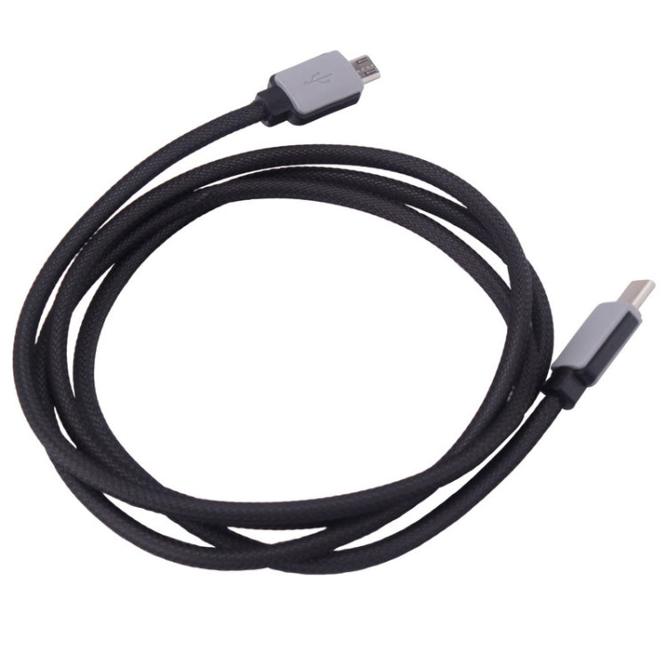 1m USB-C / Type-C 3.1 Male to Micro USB 2.0 Male Data & Charge Cable, For Galaxy S8 & S8 + / LG G6 / Huawei P10 & P10 Plus / Xiaomi Mi6 & Max 2 and other Smartphones(Black)