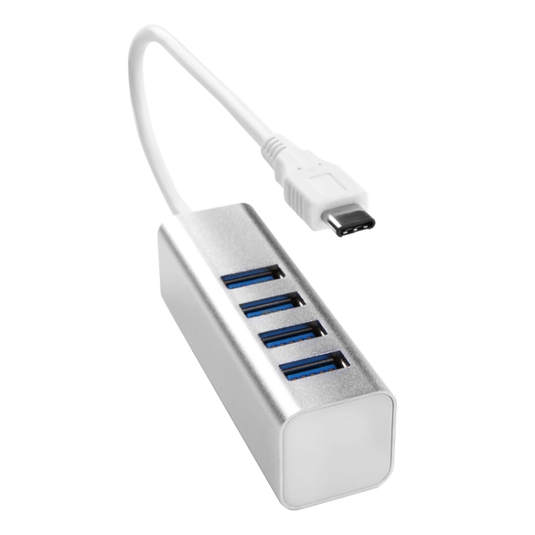 Seenda IHUB-02C USB-C / Type-C 3.1 to 4 Ports USB 3.0 HUB Adapter, For Galaxy S8 & S8 + / LG G6 / Huawei P10 & P10 Plus / Xiaomi Mi6 & Max 2 and other Smartphones