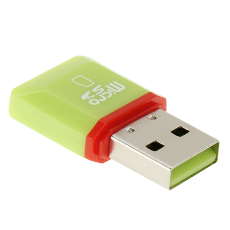 20 PCS Diamond High-Speed USB 2.0 Micro SD SDHC TF Card Reader, Random Color Delivery
