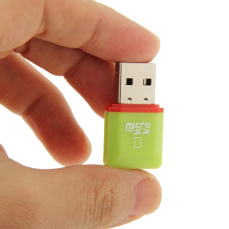 20 PCS Diamond High-Speed USB 2.0 Micro SD SDHC TF Card Reader, Random Color Delivery