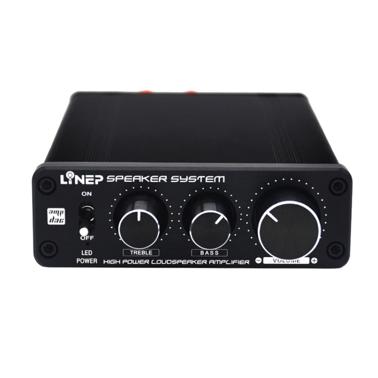 A928 Treble-bass 136W High-power Amplifier(Black)