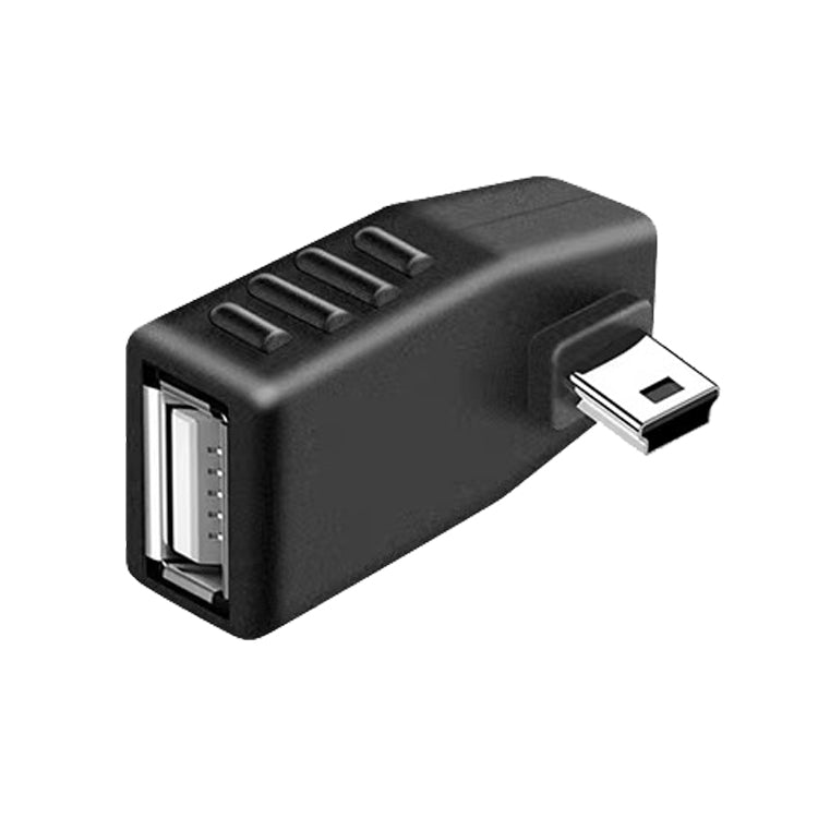 Mini USB Male to USB 2.0 AF Adapter with 90 Degree