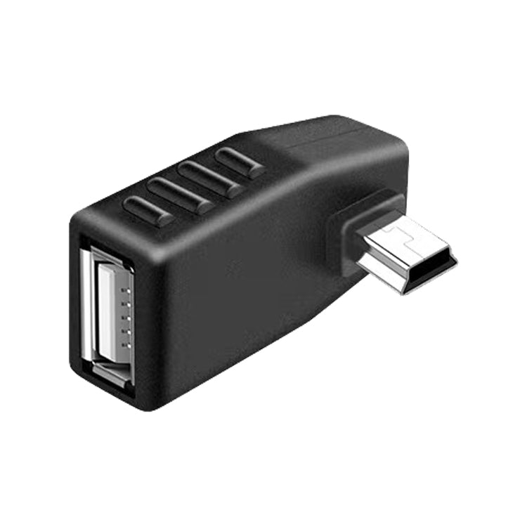 Mini USB Male to USB 2.0 AF Adapter with 90 Degree