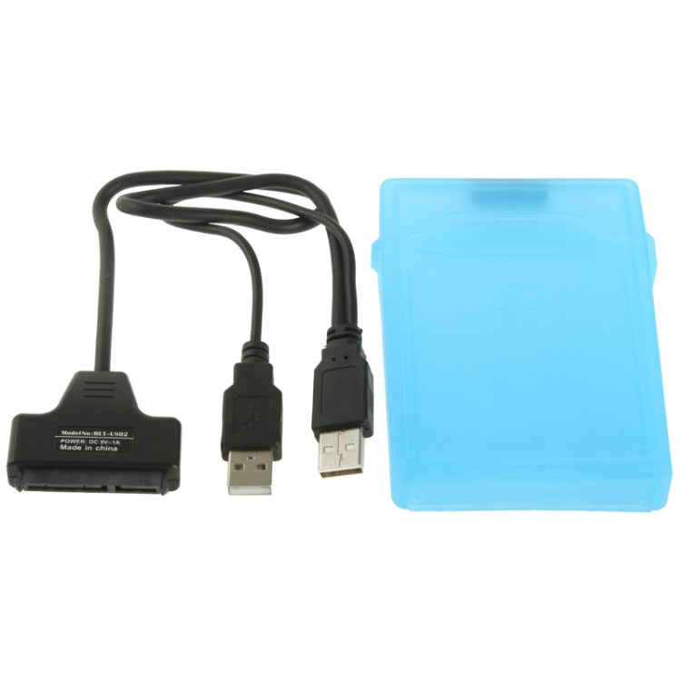 USB 2.0 to SATA HDD Converter with 2.5 inch HDD Enclosure