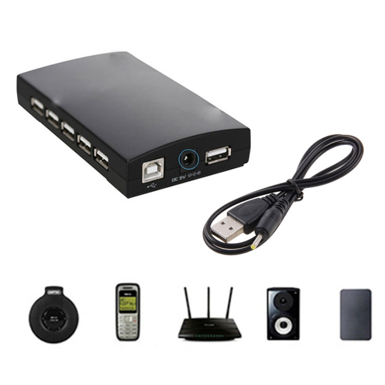 USB to 2.5mm DC Charging Cable, Length: 65cm(Black)