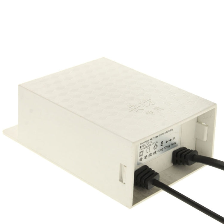 FD-568 12V 2A Security Surveillance Cameras Plastic Waterproof Power Supply, Size: 9cm x 7cm x 4cm