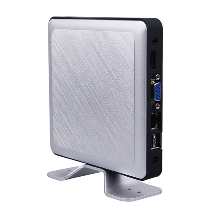 TK620M Fanless Mini PC, Intel J1800 Dual Core 2.41GHz, 2G RAM, 16G SSD, Support Windows / Linux OS(Silver)
