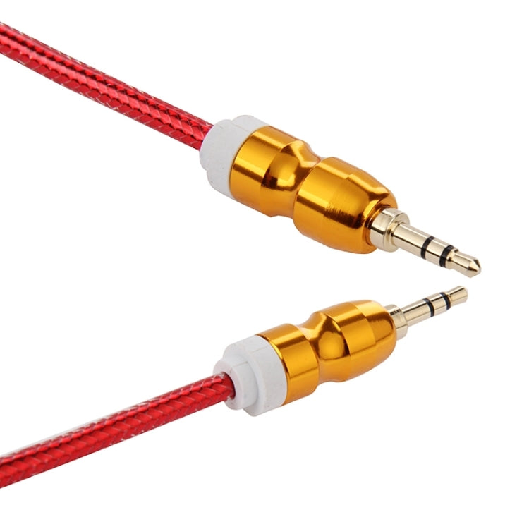 Gold Plated 3.5mm Male to Male Plug Jack Stereo Audio AUX Cable for iPhone 6 & 6 Plus & 5, iPad Air 2 & Air, Samsung, iPod Laptop, MP3, Length: 1.4m