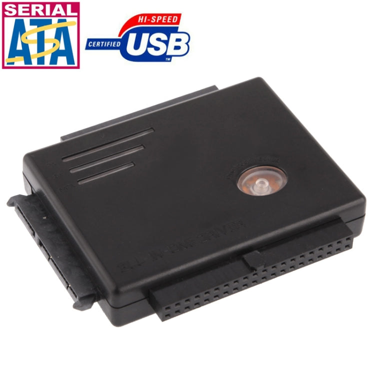 SATA & IDE 2.5 inch / 3.5 inch / 5.25 inch Hard Drive to USB 2.0 Cable Adapter / All in one Driver