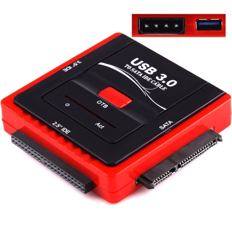 USB 3.0 To SATA/IDE Adapter Hard Drive Converter for Universal 2.5/3.5 HDD/SSD Hard Drive Disk With Power Supply