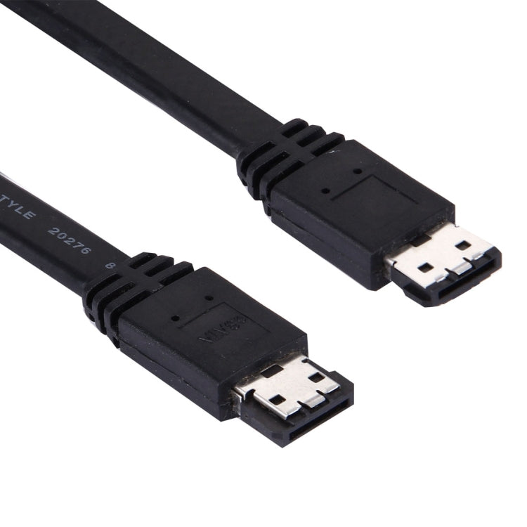 eSATA to eSATA 7Pin Shielded External Cable, Length: 1m (Black)