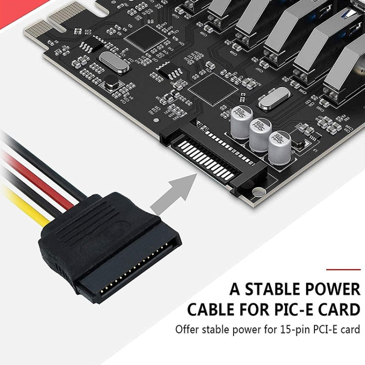 SATA 15-Pin Male to 2 x 15-Pin Female Power Extension Cable, Length: 15CM