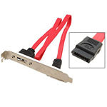 Internal SATA Serial ATA to External eSATA Port Bracket, Cable Length: 35.5CM