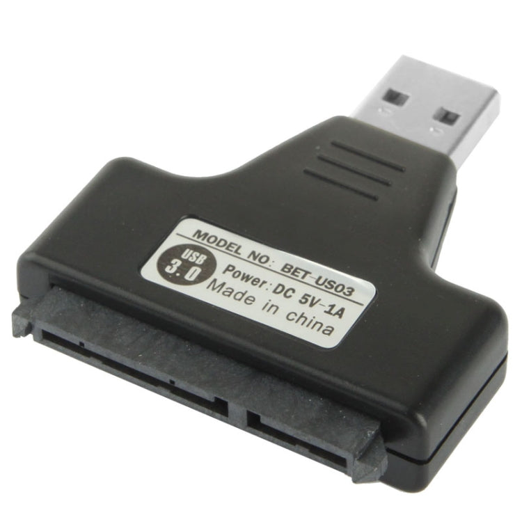 USB 3.0 To SATA Serial ATA HDD Converter Adapter + 2.5 inch HDD Enclosure Housing Cover Case(Black)