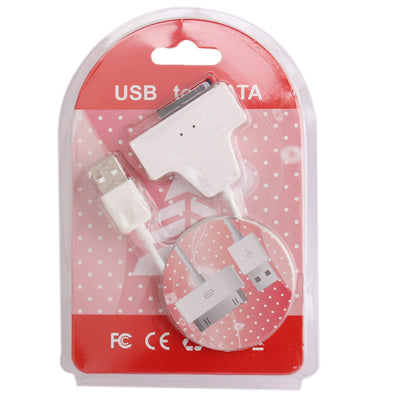 USB 2.0 to 7 + 5 Pin Serial ATA Power Cable, Plug and Play