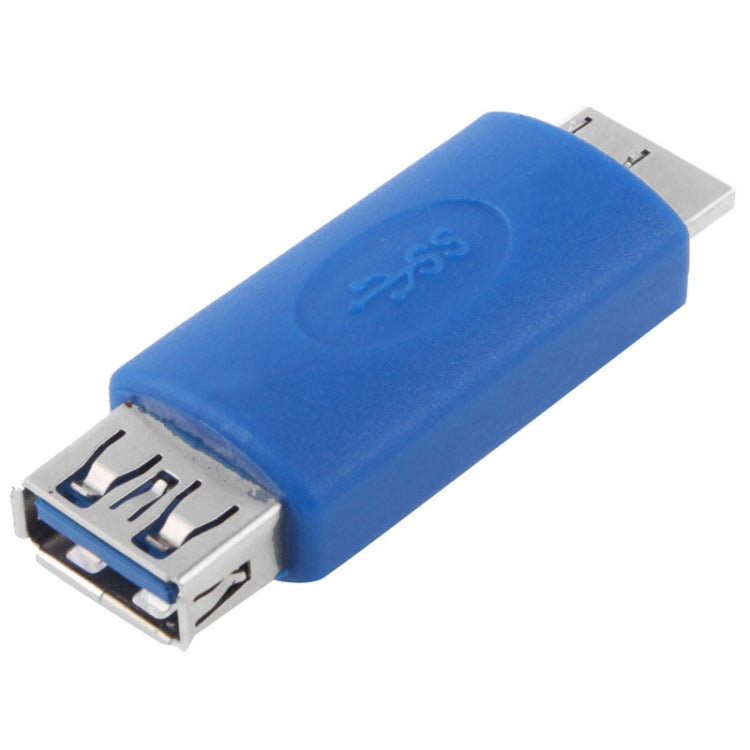 Super Speed USB 3.0 AF to USB 3.0 Micro-B Male Adapter(Blue)