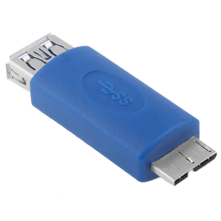 Super Speed USB 3.0 AF to USB 3.0 Micro-B Male Adapter(Blue)