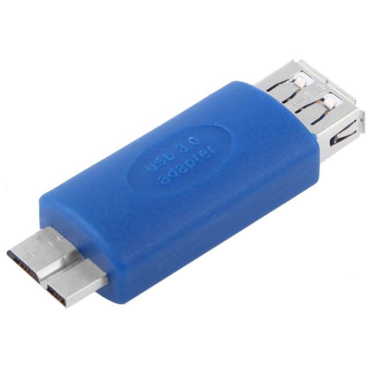 Super Speed USB 3.0 AF to USB 3.0 Micro-B Male Adapter(Blue)