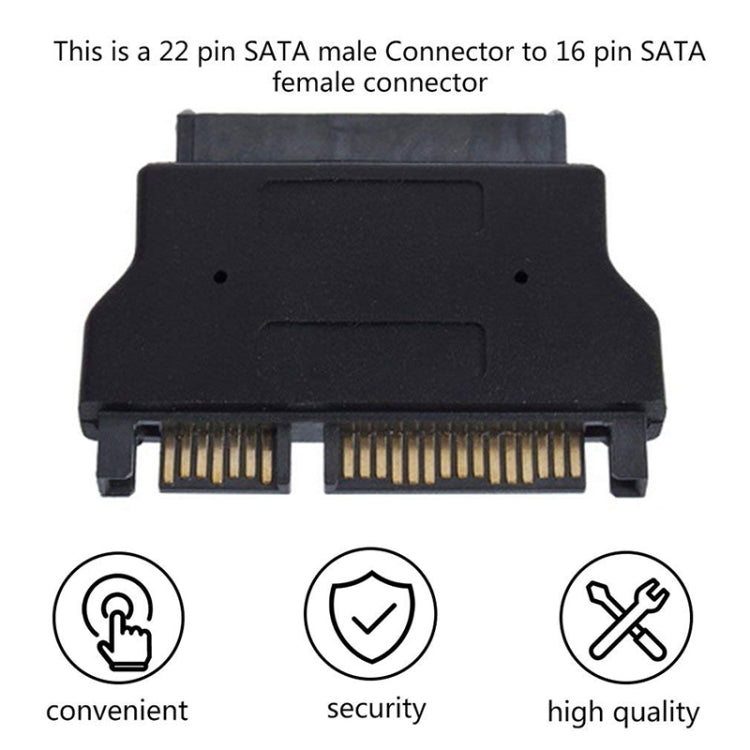 Micro SATA 16 Pin to SATA 22 Pin Converter Adapter