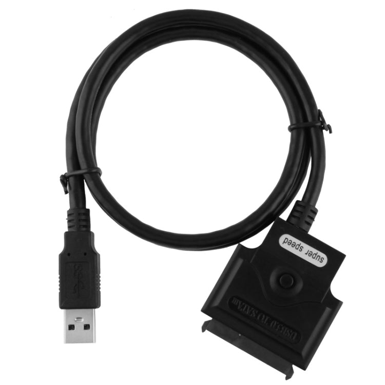 USB 3.0 to SATA 22 Pin Adapter Cable for 2.5 inch / 3.5 inch SATA HDD, Length: 50cm