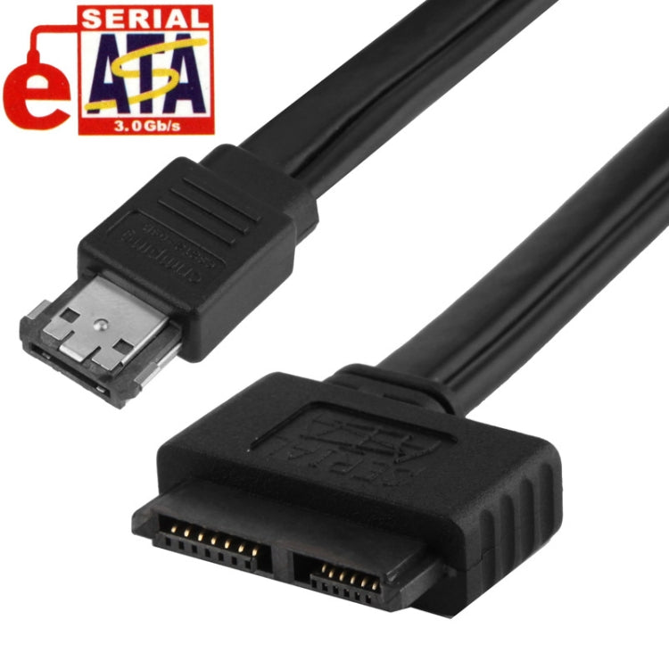 eSATA + USB to ODD Slimline SATA 13 Pin Power Cable, Length: 50cm