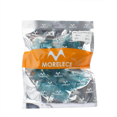 30 PCS High-Performance RJ45 Connector Modular Plug(Baby Blue)