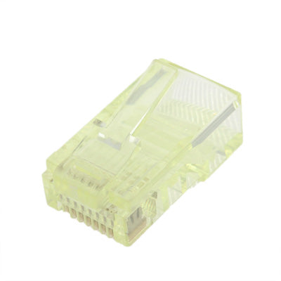 30 PCS High-Performance RJ45 Connector Modular Plug(Yellow)