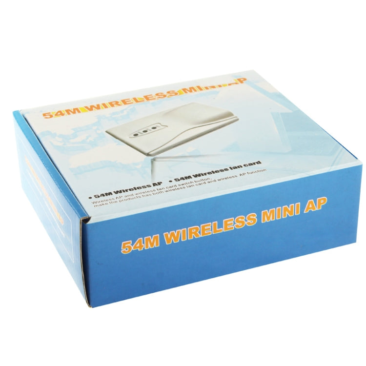 54M Wireless Mini AP with AP / WIFI Switch, Built-in Antenna, Sign Random Delivery(Black)