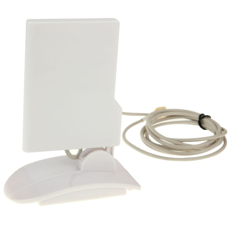 2.4 GHz 9dBi Compact Yagi  RP-SMA Directional Wifi Antenna(White)