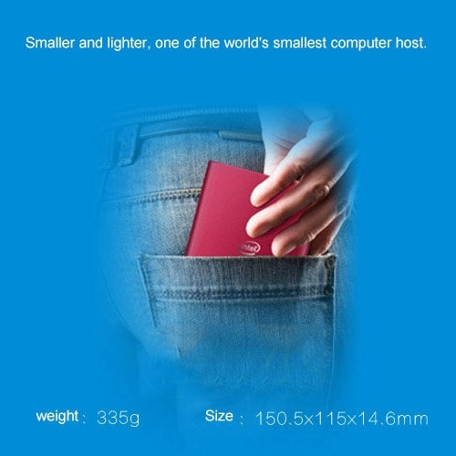 Ainol Windows8.1 Mini PC, Intel Z3735F Quad Core RAM:2G ROM:32G, with 7000mAh Power Bank Function for TV / Computer Monitors(Black)