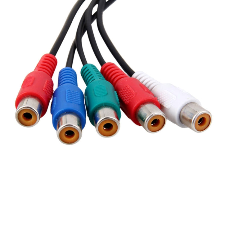 M617 MINI YPbPr to CVBS Scan Converter AV Component Video HD 1080P NTSC / PAL(Black)