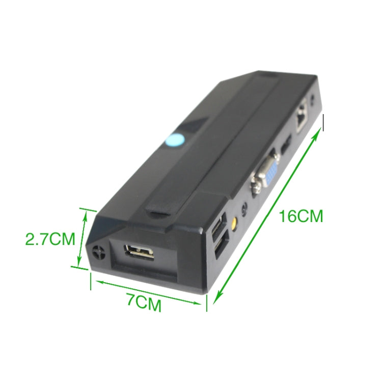 X2 Thin Client, Allwinner A20 Dual-core 1.2 GHz, RAM: 512M, Inner Core Linux 3.4, Support Windows XP & Win 7 & 8 / Linux OS(Black)